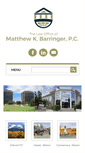 Mobile Screenshot of matthewbarringer.com